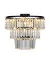 Zuma Line TIFANNY CZARNY/PRZEZROCZYSTY P17127-4-BK SUFITOWA