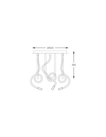 Zuma Line BALBO CZARNY MAT 2023573-BK SUFITOWE - produkt 2