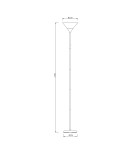 Lampy podłogowe - Zuma Line MOREN CZARNY CL-3800H-BK PODŁOGOWE - product 2