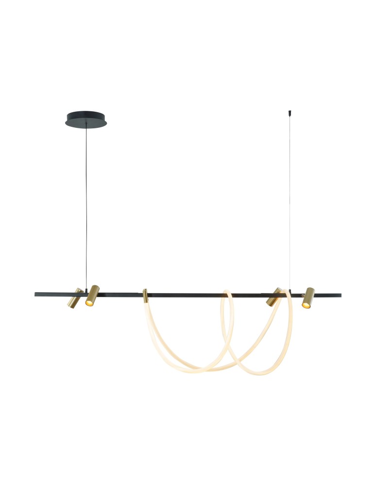 Zuma Line BALBO CZARNY MAT/ZŁOTY MAT 2200277L WISZĄCE Zuma Line BALBO CZARNY MAT/ZŁOTY MAT 2200277L WISZĄCE