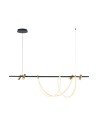 Zuma Line BALBO CZARNY MAT/ZŁOTY MAT 2200277L WISZĄCE