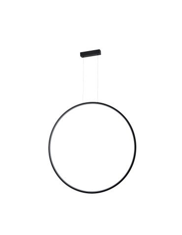 YASKR Lampa Wisząca Loop M 1xLED czarna IP44 PL0119-85-BK  Czarny