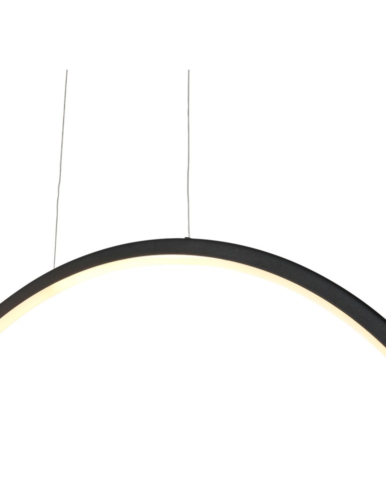 YASKR Lampa Wisząca Loop S 1xLED czarna IP44 PL0119-65-BK Czarny YASKR Lampa Wisząca Loop S 1xLED czarna IP44 PL0119-65-BK Czarny