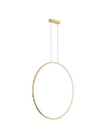 YASKR Lampa Wisząca Loop M 1xLED złota IP44 PL0119-85-GD  Złoty