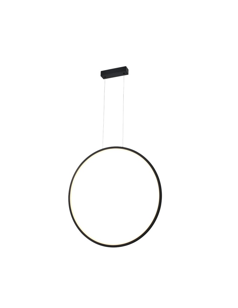 YASKR Lampa Wisząca Loop S 1xLED czarna IP44 PL0119-65-BK Czarny YASKR Lampa Wisząca Loop S 1xLED czarna IP44 PL0119-65-BK Czarny