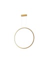 YASKR Lampa Wisząca Loop S 1xLED złota IP44 PL0119-65-GD  Złoty