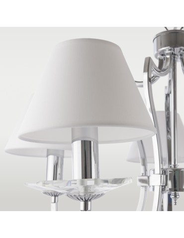 CosmoLight Lampa wisząca RIGA P05762CH-WH - produkt 2