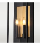 Kinkiety zewnętrzne - CosmoLight Kinkiet MALIBU W02548BK - product 2