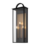 Kinkiety zewnętrzne - CosmoLight Kinkiet MALIBU W03555BK - product 1
