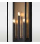Kinkiety zewnętrzne - CosmoLight Kinkiet MALIBU W03555BK - product 2