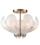 Lampy sufitowe w kolorze mosiądz - CosmoLight Plafon CANNES C07739BR - product 1