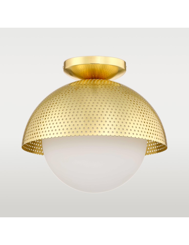 Lampy sufitowe w kolorze mosiądz - CosmoLight Plafon MODENA C01807BR - product kolory-swiatla.pl 2