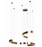 Lampy wiszące - Maxlight Lampa Wisząca Lotus 40W Złota Ściemnialna P0394D - product 1