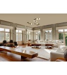 Lampy wiszące - Maxlight Lampa Wisząca Lotus 40W Złota Ściemnialna P0394D - product 3