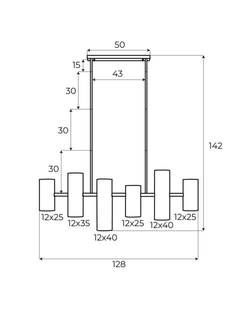Lampy wiszące - Maxlight Lampa Wisząca Laxer Czarna P0503 - product kolory-swiatla.pl 3