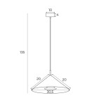 Lampy wiszące - Maxlight Lampa Wisząca Vulcano I P0505 - product 2