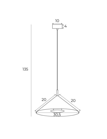 MAXLight P0505 Lampa Wisząca Vulcano I - produkt 2