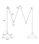 Lampy wiszące - Maxlight Lampa Wisząca Vulcano II P0506 - product 2