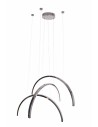 MAXLight P0508 Lampa Wisząca Trio Arc Shiny Black