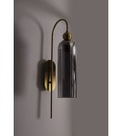 Kinkiety wiszące - Maxlight Kinkiet Campanila Smoky Glass W0333 - product 3