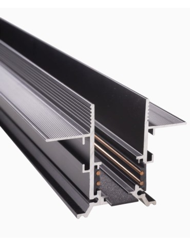 Maxlight Szyna Magnetyczna Podtynkowa, 1 Metr, Czarna MT0006