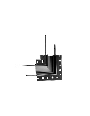 MAXLight Magnetic MT0008 Kątownik 90° czarny Montaż na sufit lub ścianę Do szyn MT0006, MT0007