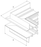 Akcesoria do szynoprzewodów magnetycznych - Maxlight Kątownik Do Użycia Przy Uskoku Na Suficie. Do Szyn MT0006, MT0007 MT0009 - product 2