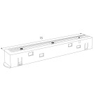 Akcesoria do szynoprzewodów magnetycznych - Maxlight Łącznik Sztywny Zasilania Pomiędzy Dwoma Szynami
 MA0002 - product 2