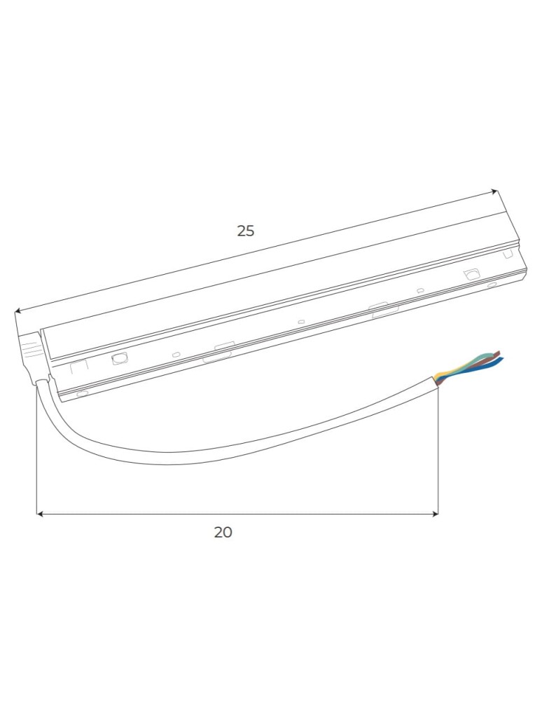 Akcesoria do szynoprzewodów magnetycznych - Maxlight Zasilacz Wewnętrzny DALI 100W Do Szyn Magnetycznych MA0006 - product kolory-swiatla.pl 2