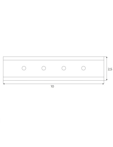 MAXLight Magnetic MA0009 Adaptor do łączenia szyna + szyna (1 sztuka) MT0001, MT0002, MT0011, MT0012 - produkt 2