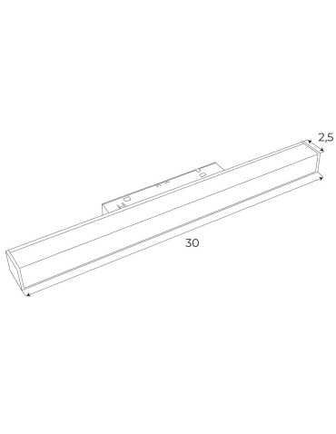 MAXLight Magnetic M0001N Lampa Magnetyczna Liniowa System ON/OFF 12W 634LM 3000K - produkt 2