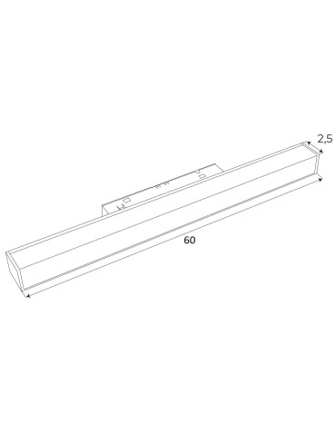 MAXLight Magnetic M0002N Lampa Magnetyczna Liniowa System On/Off 18W 1126LM 3000K - produkt 2
