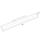 MAXLight Magnetic M0002Z Lampa Magnetyczna Liniowa System Zigbee 18W 1126LM 2700/5000K MAXLight Magnetic M0002Z Lampa Magnetyczna Liniowa System Zigbee 18W 1126LM 2700/5000K