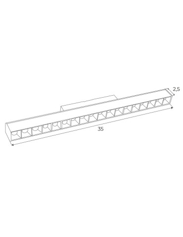MAXLight Magnetic M0005N Lampa Magnetyczna Liniowa System On/Off 18W 1049LM 3000K - produkt 2