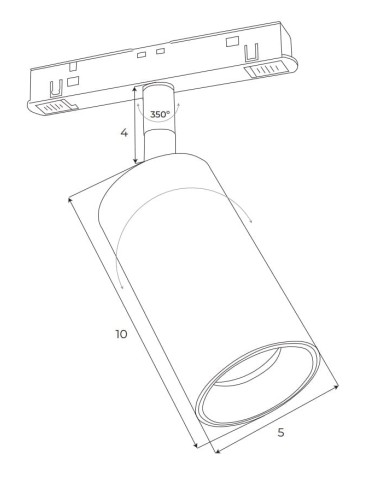 MAXLight Magnetic M0009N Reflektor Magnetyczny System On/Off 12W 664LM 3000K - produkt 2