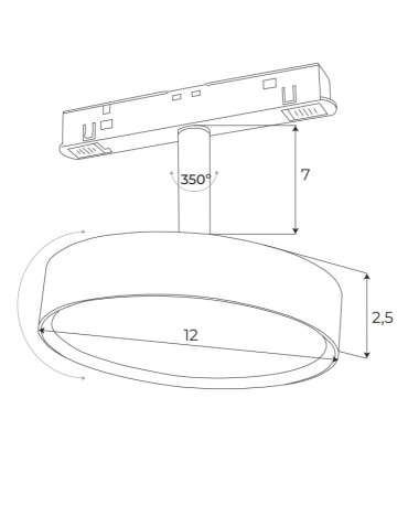 MAXLight Magnetic M0014N Reflektor Magnetyczny  System On/Off 11,5W 855LM 3000K - produkt 2