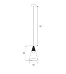 MAXLight Magnetic M0015Z Lampa Wisząca Magnetyczna System Zigbee 6W 187LM 2700/5000K MAXLight Magnetic M0015Z Lampa Wisząca Magnetyczna System Zigbee 6W 187LM 2700/5000K