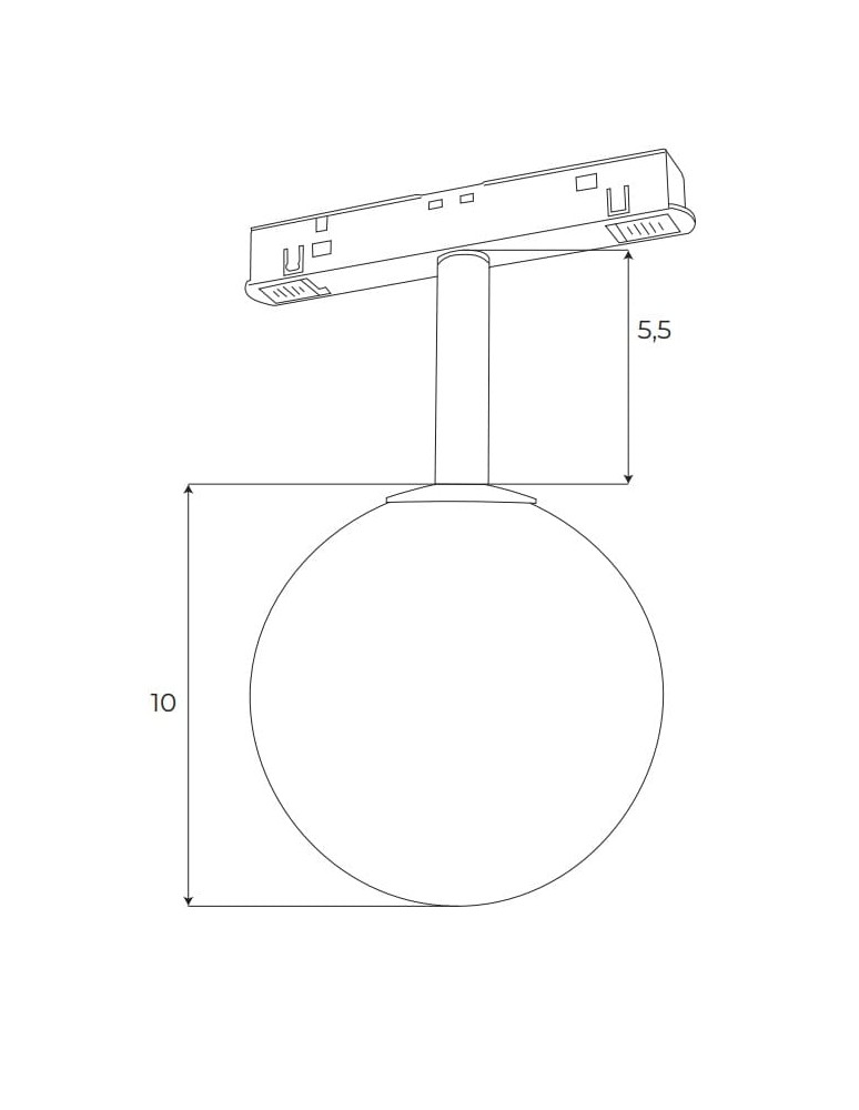 MAXLight Magnetic M0016Z Lampa  Magnetyczna System Zigbee 6W 525LM 2700/5000K MAXLight Magnetic M0016Z Lampa  Magnetyczna System Zigbee 6W 525LM 2700/5000K