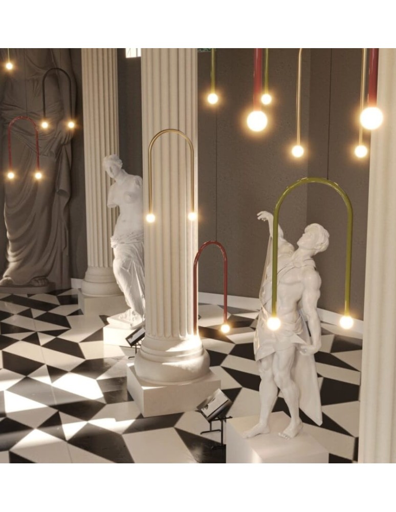 Maxlight Lampa Wisząca Enigma Złota P0514