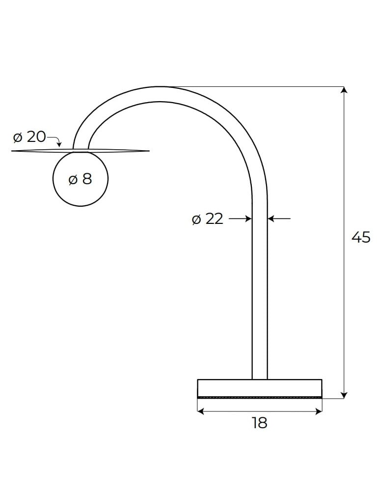 MAXLight T0054 Lampa Stołowa Enigma Złota MAXLight T0054 Lampa Stołowa Enigma Złota