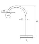 Lampy stołowe - Maxlight Lampa Stołowa Enigma Czarna T0053 - product 6