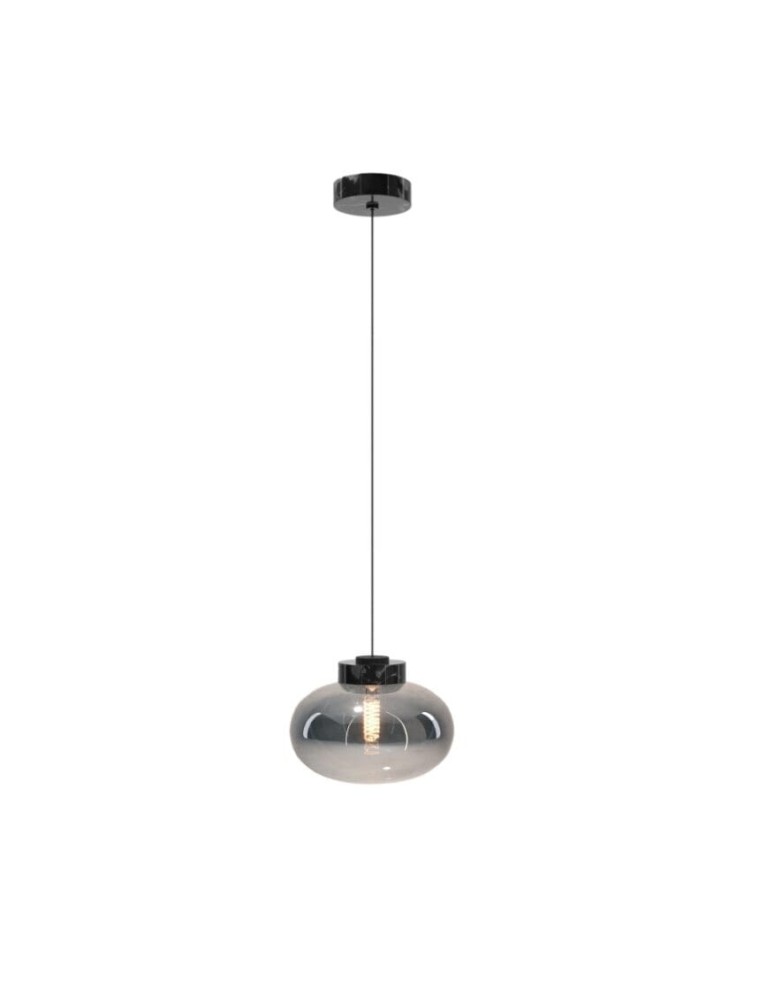 MAXLight P0515 Lampa Wisząca Moonstone Smoke Glass+black Marble MAXLight P0515 Lampa Wisząca Moonstone Smoke Glass+black Marble