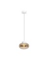 MAXLight P0518 Lampa Wisząca Moonstone Amber Glass+white Marble MAXLight P0518 Lampa Wisząca Moonstone Amber Glass+white Marble