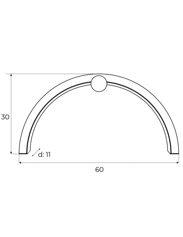 Kinkiety designerskie - Maxlight Kinkiet Trio Arc Brushed Gold IP44 W0336 - product kolory-swiatla.pl 3