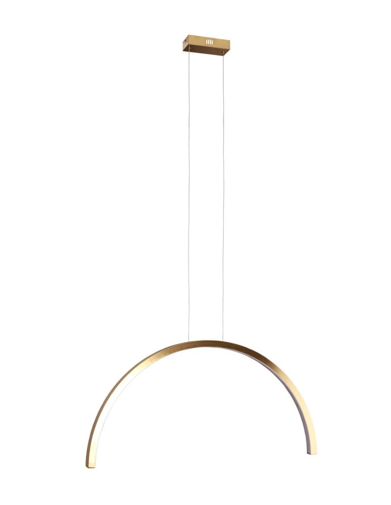 MAXLight P0521 Lampa Wisząca Trio Arc I Brusched Gold