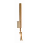 Kinkiety do sypialni - Maxlight Kinkiet Organic I Złoto Szczotkowane W0341 - product 1