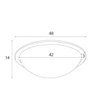 Lampy sufitowe - Maxlight Plafon Lotto 48cm C0238 - product 3