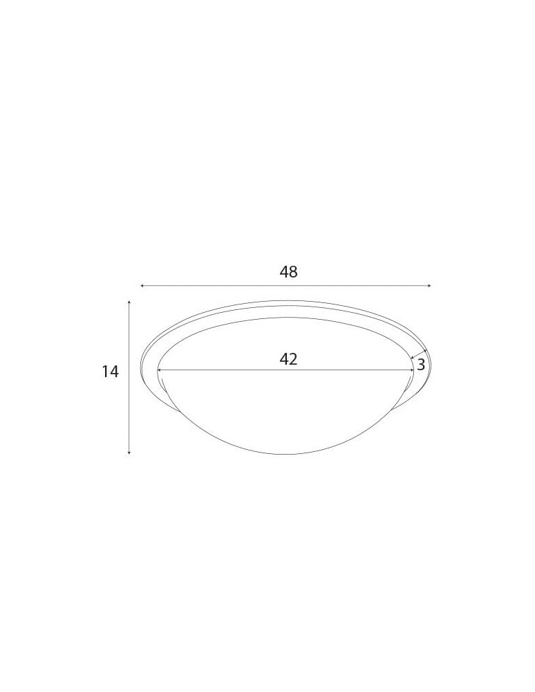 Lampy sufitowe - Maxlight Plafon Lotto 48cm C0238 - product kolory-swiatla.pl 3