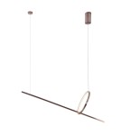 MAXLight P0570D Lampa Wisząca Lozanna 18W Brushed Bronze MAXLight P0570D Lampa Wisząca Lozanna 18W Brushed Bronze