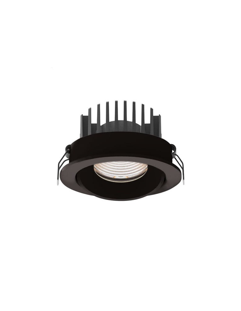 MAXLight H0095 4000K Oprawa Wpustowa Cyklop Czarna IP65